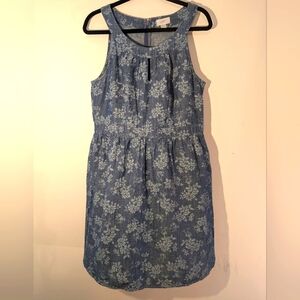 Ann Taylor Loft denim dress size 8